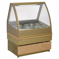 Витрина холодильная +4/+8°C В 0,7/S 0,75 м²/1 497/750 1 340 Unis Georgia III Salad 100 double glass,