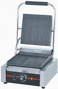 Гриль контактный 1 зона рифленая рифленая чугун 2,2 kW S/360/230 Eksi HEG-811E
