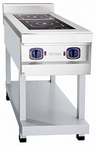 Плита индукционная ВЭ электричество 220 V/3,5 kW 2 К Abat КИП-2П-01
