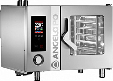 Пароконвектомат ВЭ газ 220 V/0,8 kW инжекторный 6 Gn 1/1(600/400) Angelo Po FX61G3