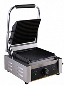 Гриль контактный 1 зона рифленая рифленая чугун 2,4 kW S/360/234 Gastrorag NPL-EGD14E