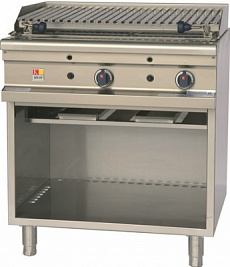 Гриль лавовый/Сhar Broil газовый корп. стенд 2 зоны 0,1 kW 220 V Kovinastroj PZ-T89/LG