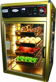 Витрина тепловая для кондитерской 4 У 410/360  золотой Starfood DH-14
