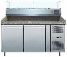 Стол холодильный СБ 1 510/800 для пиццы 428 L Д 2 Я 0 Cooleq PZ2600TN-VRX380