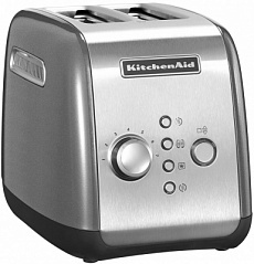 Тостер серебряный медальон 2 хлебца 220 V/1,1 kW KitchenAid 5KMT221ECU Тостер серебряный медальон 2 хлебца 220 V/1,1 kW KitchenAid 5KMT221ECU