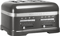 Тостер серебряный медальон 4 хлебца 220 V/2,5 kW KitchenAid 5KMT4205EMS Тостер серебряный медальон 4 хлебца 220 V/2,5 kW KitchenAid 5KMT4205EMS