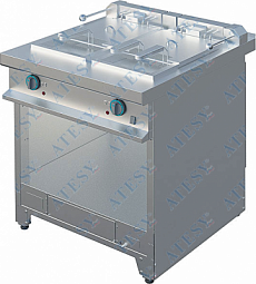 Фритюрница ВЭ электричество 380 V/15 kW стенд 2/28 L Atesy АФЭ-9-2-15/380