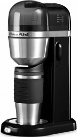 Кофемашина без кофемолки заливная персональная 1 термокружка бункер 1 L KitchenAid 5KCM0402EOB Кофемашина без кофемолки заливная персональная 1 термокружка бункер 1 L KitchenAid 5KCM0402EOB