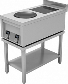 Плита wok/индукционная ВЭ электричество 380 V/7 kW 2 К Техно ТТ ИПК-210115