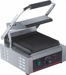 Гриль контактный 1 зона рифленая рифленая чугун 1,8 kW S/240/234 Gastrorag NPL-EG-01