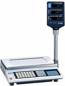 Весы торговые платформа нержавеющая сталь 215/340 до 15 kg CAS AP-15 EXBT