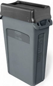 Бак для пищевых отходов серый 87 L Rubbermaid FG354000GRAY без крышкой